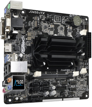 Материнська плата ASRock J3455-ITX (Intel Celeron J3455, SoC, PCI-Ex)