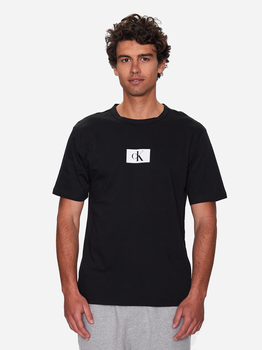 Koszulka męska bawełniana Calvin Klein Underwear 000NM2399E-UB1 L Czarna (8720107557345)