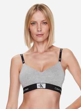 Бюстгальтер без кісточок Calvin Klein Underwear 000QF7218E-P7A XS Сірий (8720107347694)
