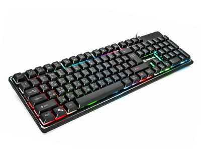 Клавиатура REAL-EL Comfort 7011 Backlit USB игровая с подсветкой