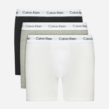Набір трусів шорти Calvin Klein Underwear 000NB1770A-MP1 S 3 шт Чорний/Білий/Сірий (8719115052744)