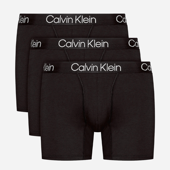 Zestaw majtek szorty Calvin Klein Underwear 000NB2971A-7V1 S 3 szt Czarny (8719854639213)
