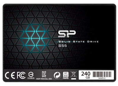 Накопичувач SSD Silicon Power Sata 2.5" 240Gb S55 256 (SP240GBSS3S55S25) Б/в