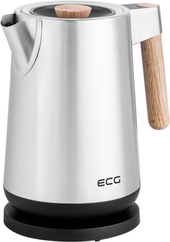 Чайник электрический в стальном корпусе ECG RK 1767 Strix Timber