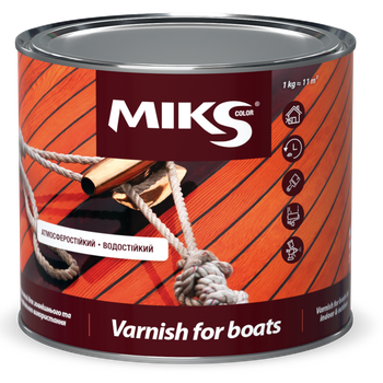 Лак яхтний уретановий МІКS Color шовковисто-матовий 2,3 кг