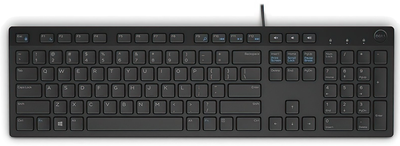 Клавиатура проводная Dell KB216 Черная УКР (580-AHHEBK) 242986