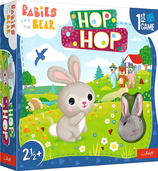 Настільна гра Trefl Hop Hop! Бобаски і плюшевий ведмедик (5900511024357)