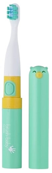 Elektryczna podróżna szczoteczka do zębów Brush-Baby Go KIDZ NIEBIESK Zielona