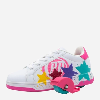 Дитячі роликові кросівки для дівчинки Breezy Rollers 2180373 32 Білий/Рожевий (7000002462793)
