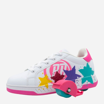Підліткові роликові кросівки для дівчинки Breezy Rollers 2180373 35 Білий/Рожевий (7000002462755)