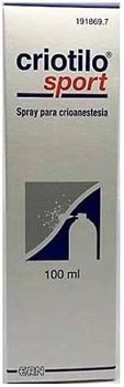 Chłodzący spray do mięśni i stawów ERN Criotilo Sport 100 ml (8436021918697)