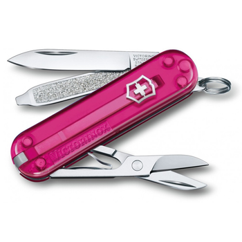 Нож Victorinox Classic SD Colors Transparent with Box Pink (1049-Vx06223.T5G)