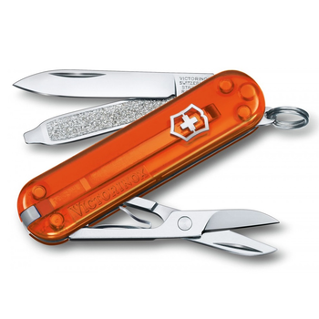 Ніж Victorinox Classic SD Colors Transparent with Box Orange (1049-Vx06223.T82G)