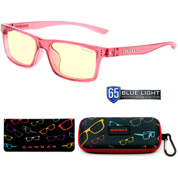 Комп'ютерні окуляри Gunnar Computer Eyewear Cruz Kids Large Pink Amber Natural [101419]