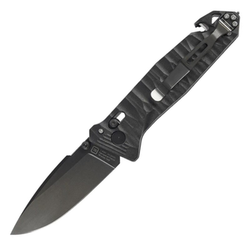 Ніж TB Outdoor CAC S200 Army Knife PA6 (довжина 230 мм, лезо 85 мм), чорний
