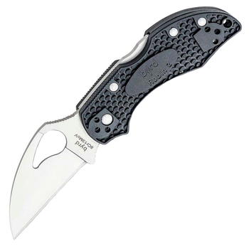 Нож складной Spyderco Byrd Robin 2 (длина: 144 мм, лезвие: 60 мм), черный