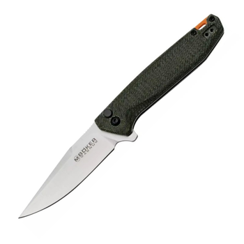 Нож складной Boker Magnum Border Forest (длина 199 мм, лезвие 86 мм), зеленый