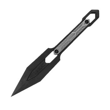 Нож фиксированный Kershaw Inverse (длина: 133 мм, лезвие: 66 мм), черный