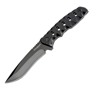 Нож фиксированный Boker Magnum Oblong Hole (длина 177 мм, лезвие 97 мм, черное), черный