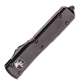 Нож автоматический Microtech Ultratech Drop Point полусеррейтор (длина: 212 мм, лезвие: 85 мм)
