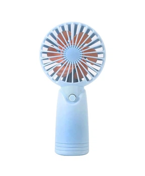 Вентилятор ручний акумуляторний Cute Electric Fan AP223 з USB-зарядкою Блакитний