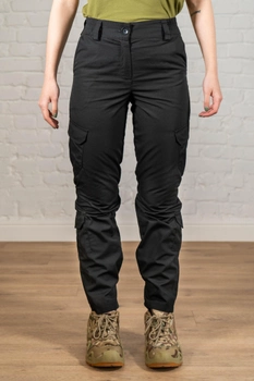Жіночі військові штани ріп-стоп з кишенями літні tactical Чорні (669) , XL