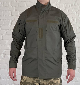 Тактичний кітель з кишенями tactical ріп-стоп Олива (502) , 2XL