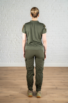 Жіноча форма тактична поло та штани ріп-стоп CoolMax standart Олива (641) , S