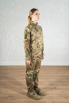 Тактична жіноча форма убакс та штани з кишенями ріп-стоп CoolMax standart Мультикам (620) , 2XL