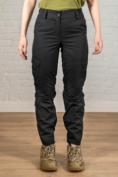 Жіночі військові штани ріп-стоп з кишенями літні tactical Чорні (669) , L