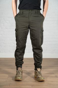 Армійські штани саржа дихаючі з 4 кишенями standart Олива (550) , XL