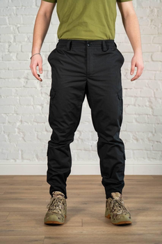 Тактические штаны рип-стоп износостойкие tactical летние Черные (545), S