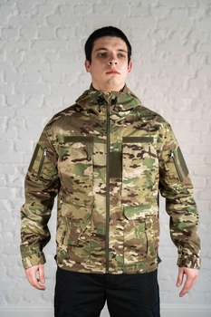 Куртка тактична Гірка з капюшоном ріп-стоп tactical Мультикам (607) , 3XL