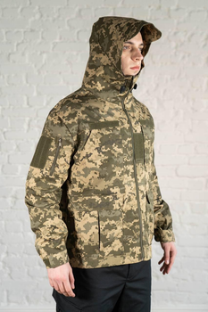 Куртка армійська Гірка з капюшоном tactical ріп-стоп Піксель (608) , XL