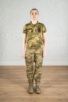 Жіноча форма армійська поло та штани ріп-стоп CoolMax standart Піксель (639) , 2XL