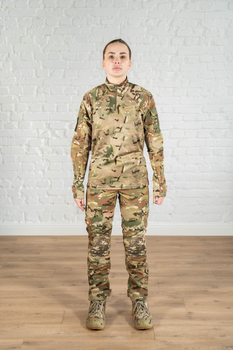 Тактическая женская форма убакс и штаны с наколенниками рип-стоп CoolMax standart Мультикам (632) , XL
