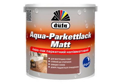 Лак для паркету акриловий Dufa Aqua-Parkettlack Matt 2.5 л