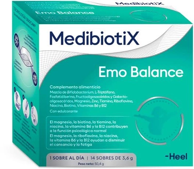 Kompleks witamin i minerałów Heel Medibiotix Emo Balance 14 szt (8429949194830)