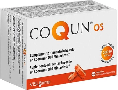 Kompleks witamin i minerałów Visufarma Coqun Os 60 caps (5060361080863)