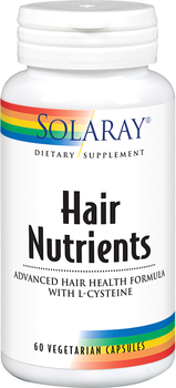 Kompleks witamin i minerałów Solaray Hair Nutrients 60 caps (76280764970)