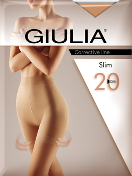 Колготы 20 Den женские Giulia Slim 4 р р Бежевые (4823102950662)