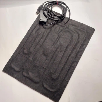 Термоковрик юсб с регулятором температуры Аварийный обогрев рептилий, инкубаторов от павербанка 28*23см