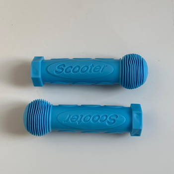 Резиновые ручки на самокат Scooter грипсы на самокат синие