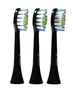Насадки для електричної зубної щітки Meriden DailCare Family Black 3 шт