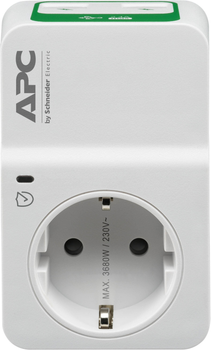 Мережевий фільтр APC SurgeArrest Essential (PM1WU2-GR)
