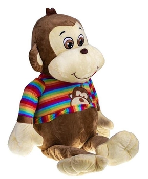 М'яка іграшка Deef Мавпочка в різнокольоровій смугастій сорочці 54 см (5901500232531)