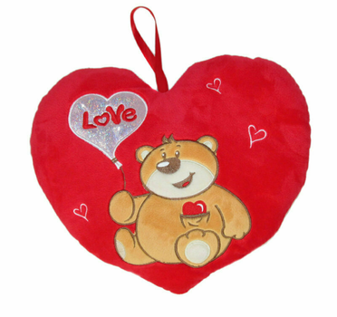 М'яка іграшка SunDay Серце Ведмедик Love 48 см (5904073166142)