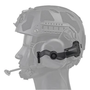 Адаптер для наушников Helmet Rail Adapter Black