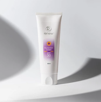 Солнцезащитный крем для лица c SPF 30 Крем увлажняющий для лица Renew Sunscreen Cream SPF 30 Крем для тела, 80 мл