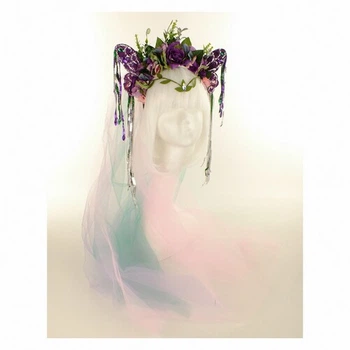 Обруч Фея Butterfly с фатой SETA Decor 18-927VT